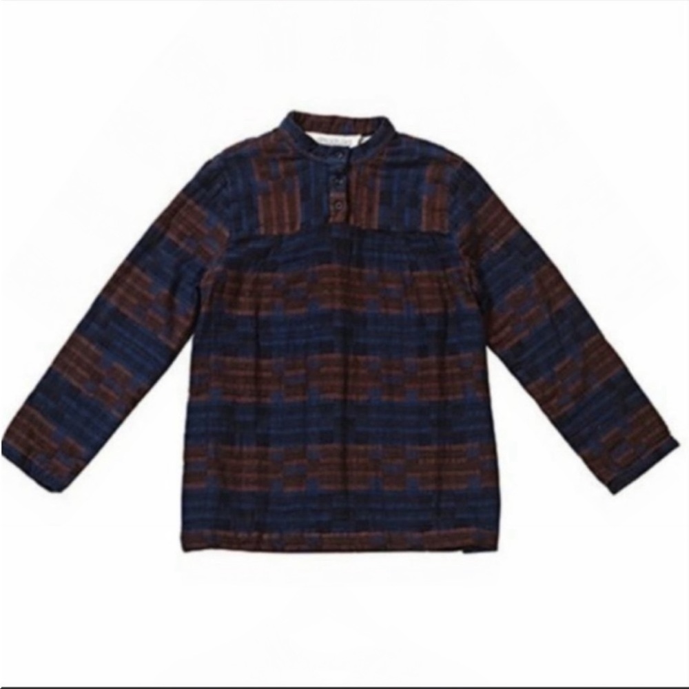 Ace & Jig Long Sleeve Woven Cotton Top